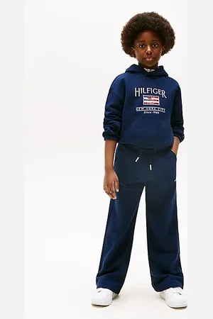 Tommy Hilfiger Jogginghose mit weitem Bein und Logo