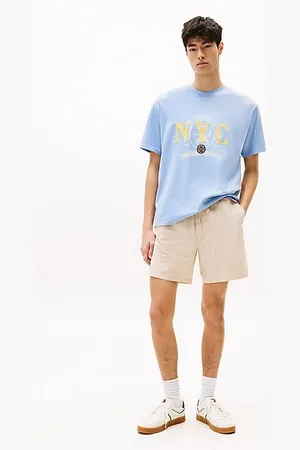 Tommy Hilfiger Gestreifte Loose Fit Seersucker-Shorts