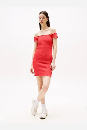 Tommy Hilfiger Gesmoktes Bodycon-Minikleid
