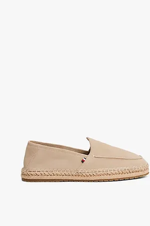 Tommy Hilfiger Loafer aus Wildleder mit Seil-Sohle