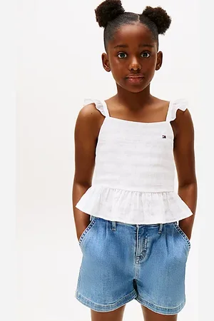 Tommy Hilfiger Strukturiertes Top mit Rüschen
