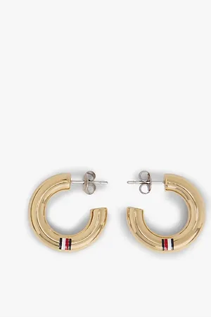 Tommy Hilfiger Creolen aus vergoldetem Edelstahl