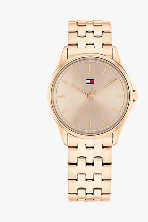 Tommy Hilfiger Armbanduhr rosévergoldetem Edelstahl