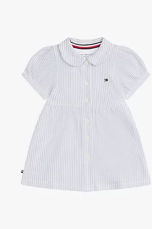 Tommy Hilfiger Kleid mit kurzen Ärmeln und Ithaka-Streifen