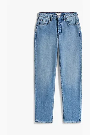 Tommy Hilfiger Adaptive Straight Leg Jeans mit mittelhohem Bund