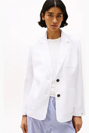 Tommy Hilfiger Regular Fit Blazer aus Leinenmix