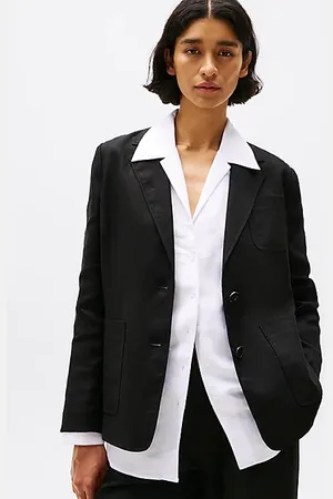 Tommy Hilfiger Regular Fit Blazer aus Leinenmix