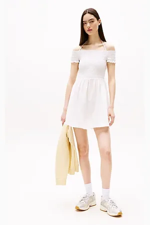 Tommy Hilfiger Fit-and-Flare-Minikleid mit Neckholder