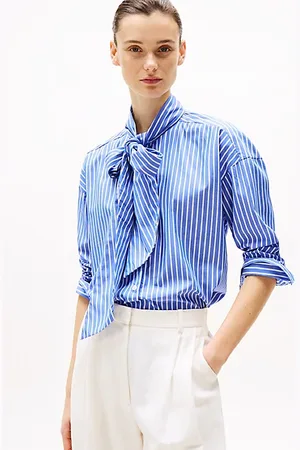 Tommy Hilfiger Relaxed Fit Bluse mit Schleifen-Detail