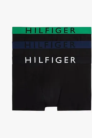 Tommy Hilfiger 3er-Pack Trunks mit Kontrast-Taillenbund