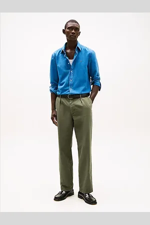 Tommy Hilfiger Murray Tapered Leg Fit Chinos mit Fischgrätmuster