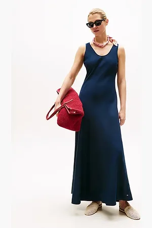 Tommy Hilfiger Maxikleid aus Leinenmix