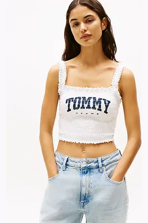 Tommy Hilfiger Gesmoktes Slim Fit Varsity-Bralette