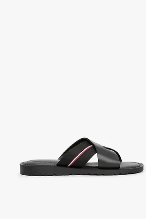 Tommy Hilfiger Ledersandale mit rutschhemmender Sohle