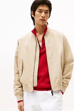 Tommy Hilfiger Smart Casual Bomberjacke aus Leinenmix