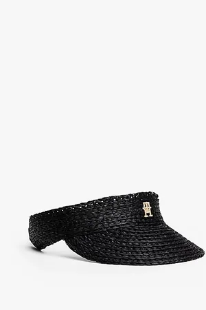 Tommy Hilfiger Visor aus Raffia-Stroh