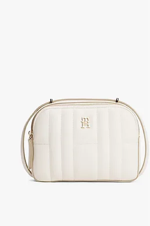 Tommy Hilfiger Gesteppte Kameratasche mit TH-Monogramm