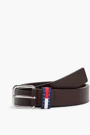 Tommy Hilfiger Ledergürtel mit Logo-Schlaufe