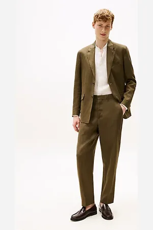 Tommy Hilfiger Regular Fit Hose aus reinem Leinen