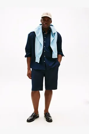 Tommy Hilfiger Plus Brooklyn Chino-Shorts aus Leinenmix