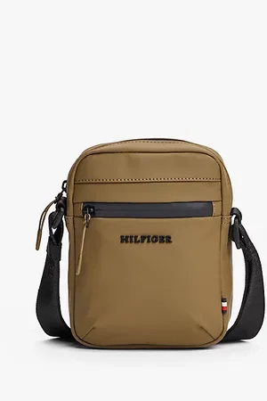 Tommy Hilfiger Crossbody-Reporterbag mit strukturiertem Logo