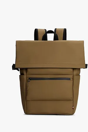 Tommy Hilfiger Rolltop-Rucksack mit strukturiertem Logo