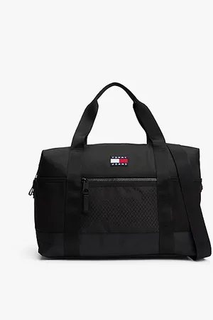 Tommy Hilfiger Crossbody-Dufflebag mit Logo und Rauten-Struktur