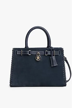 Tommy Hilfiger The American Icon Tote-Bag aus Wildleder