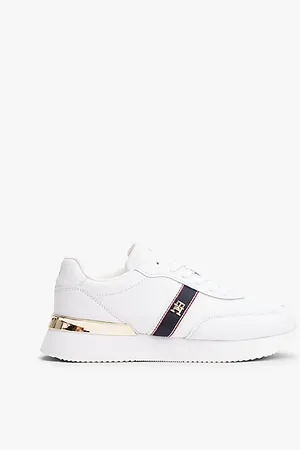 Tommy Hilfiger Ledersneaker mit TH-Monogramm-Emblem