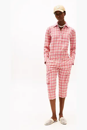 Tommy Hilfiger The Runway Collection karierte Slim Fit Cargohose