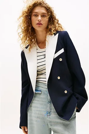 Tommy Hilfiger The Runway Collection zweireihiger Jersey-Blazer