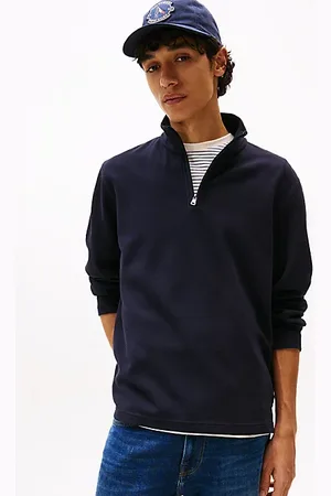 Tommy Hilfiger Pullover mit Waffelstrick und Reißverschluss