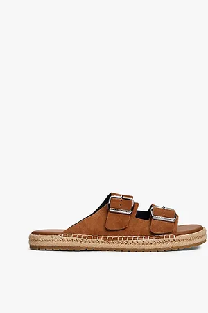 Tommy Hilfiger Wildleder-Sandale mit flexibler Sohle