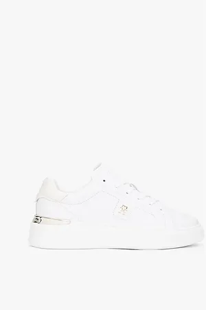 Tommy Hilfiger Court-Sneaker aus Leder mit TH-Monogramm