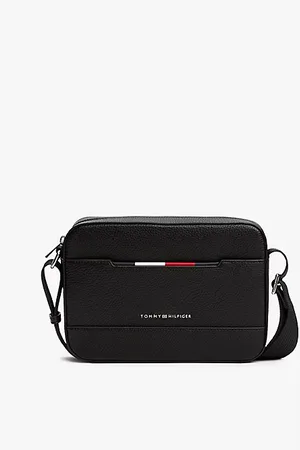 Tommy Hilfiger Crossbody-Reporterbag mit Logo aus Metall
