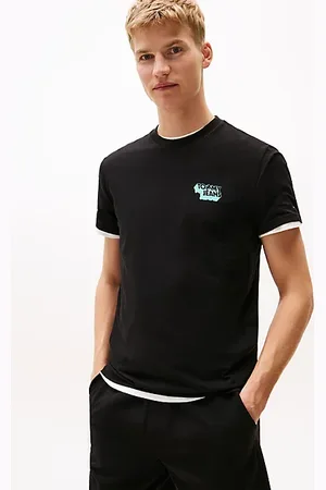 Tommy Hilfiger Slim Fit T-Shirt mit Block-Logo