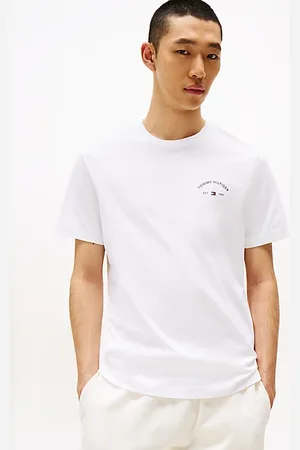 Tommy Hilfiger T-Shirt mit Palmengrafik hinten