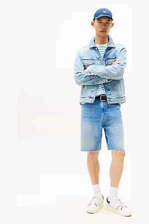 Tommy Hilfiger Isaac Relaxed Straight Leg Jeans-Shorts