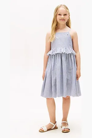 Tommy Hilfiger Gestreiftes Kleid mit Spaghetti-Trägern