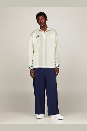 Tommy Hilfiger Genderneutrales Varsity-Rugby-Shirt mit Mesh