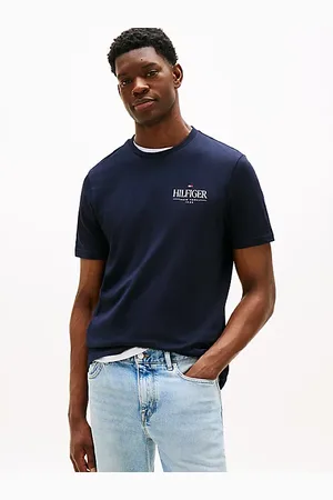 Tommy Hilfiger Rundhals-T-Shirt mit Logo