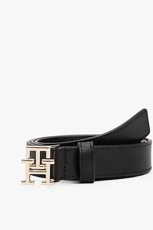 Tommy Hilfiger Ledergürtel mit TH-Monogramm-Schnalle