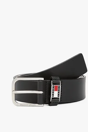Tommy Hilfiger Ledergürtel mit Logo-Emblem