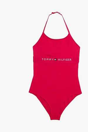 Tommy Hilfiger Original Neckholder-Badeanzug mit Logo