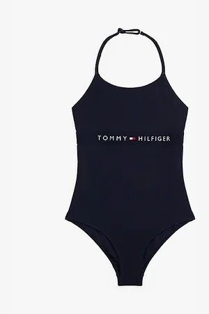 Tommy Hilfiger Original Neckholder-Badeanzug mit Logo