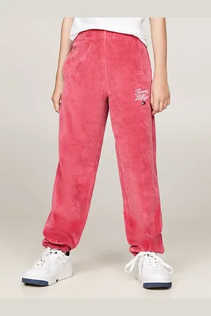 Tommy Hilfiger Velours-Jogginghose mit Bündchen
