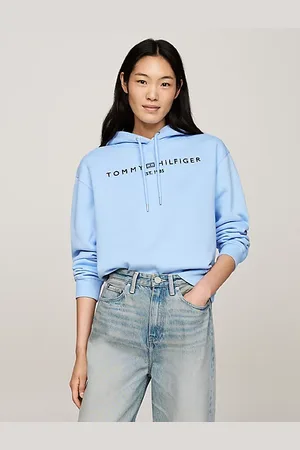 Tommy Hilfiger Fleece-Hoodie mit Logo und Tunnelzug