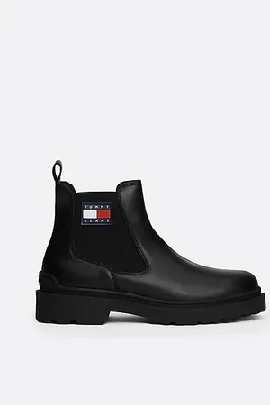 Tommy Hilfiger Rutschhemmender Chelsea-Boot aus Leder