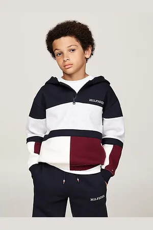 Tommy Hilfiger Color Block-Hoodie mit Reißverschluss
