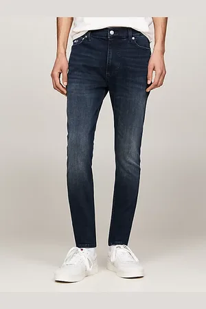 Tommy Hilfiger Simon schwarze Skinny Jeans mit Fade-Effekt